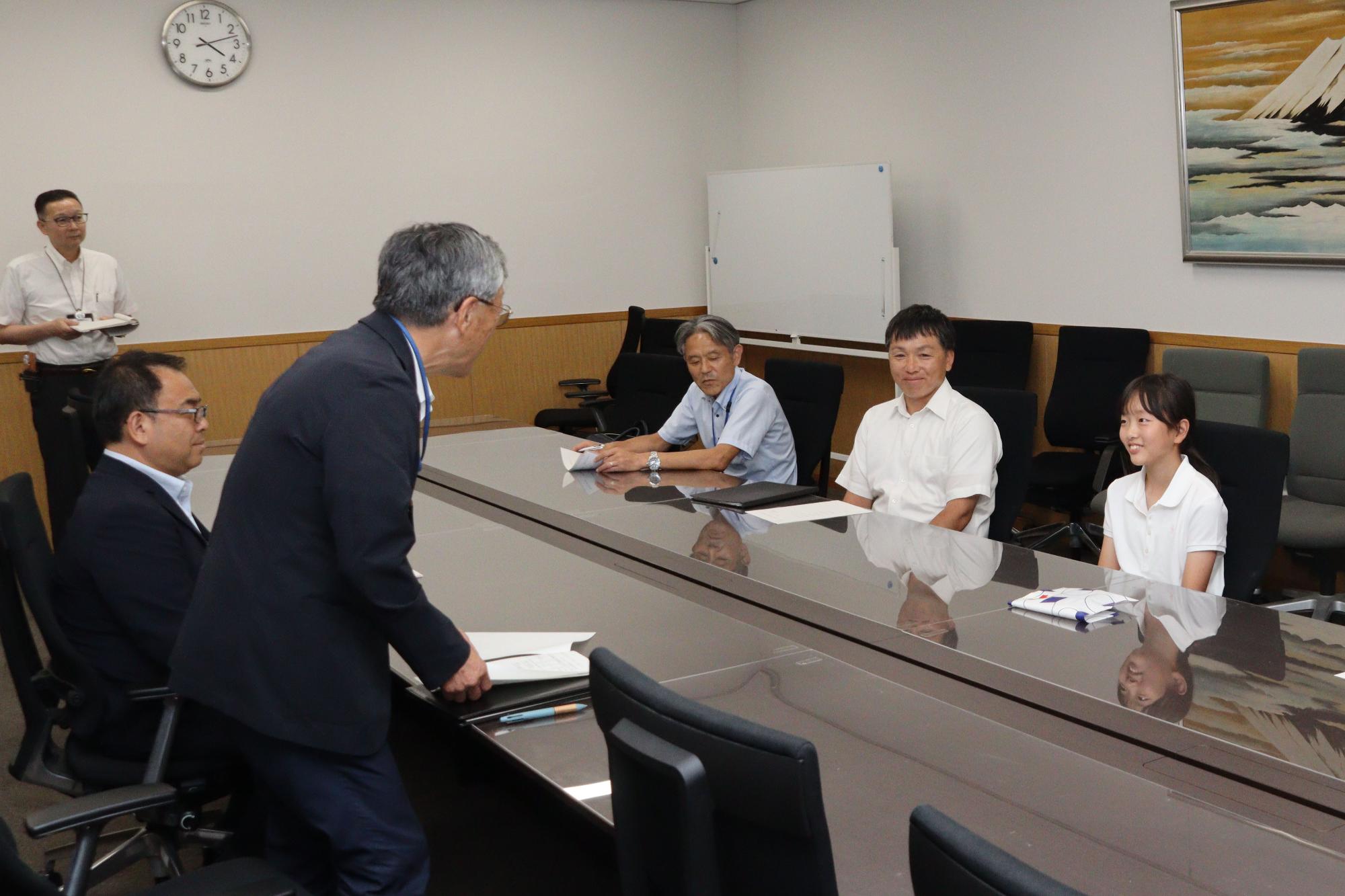市長と教育長との懇談