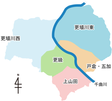 千曲市の地図