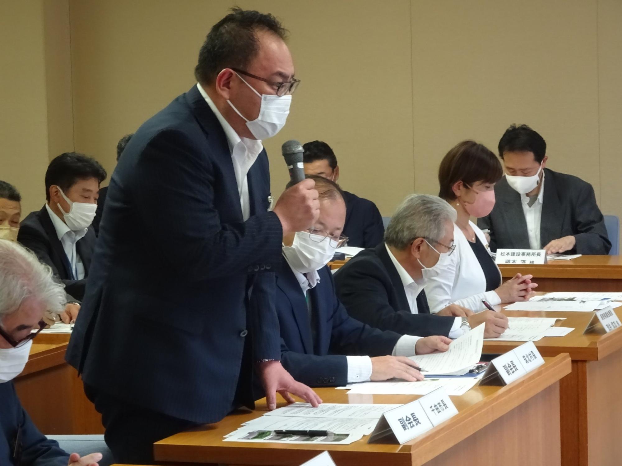 要望をしている小川市長