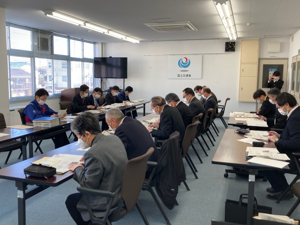 沢山川水害対策促進期成同盟会‗千曲川河川事務所との意見交換会