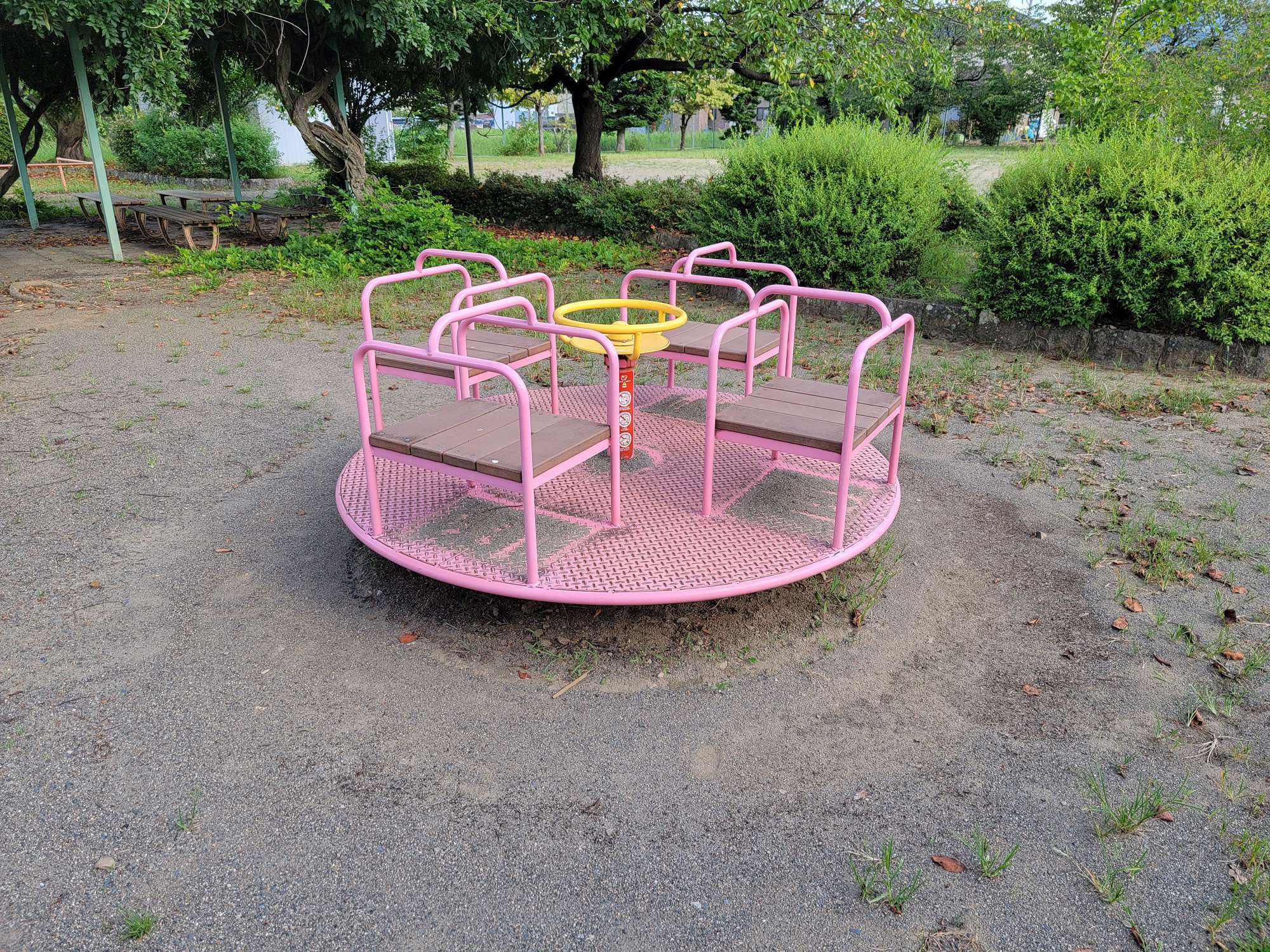 回転遊具の写真