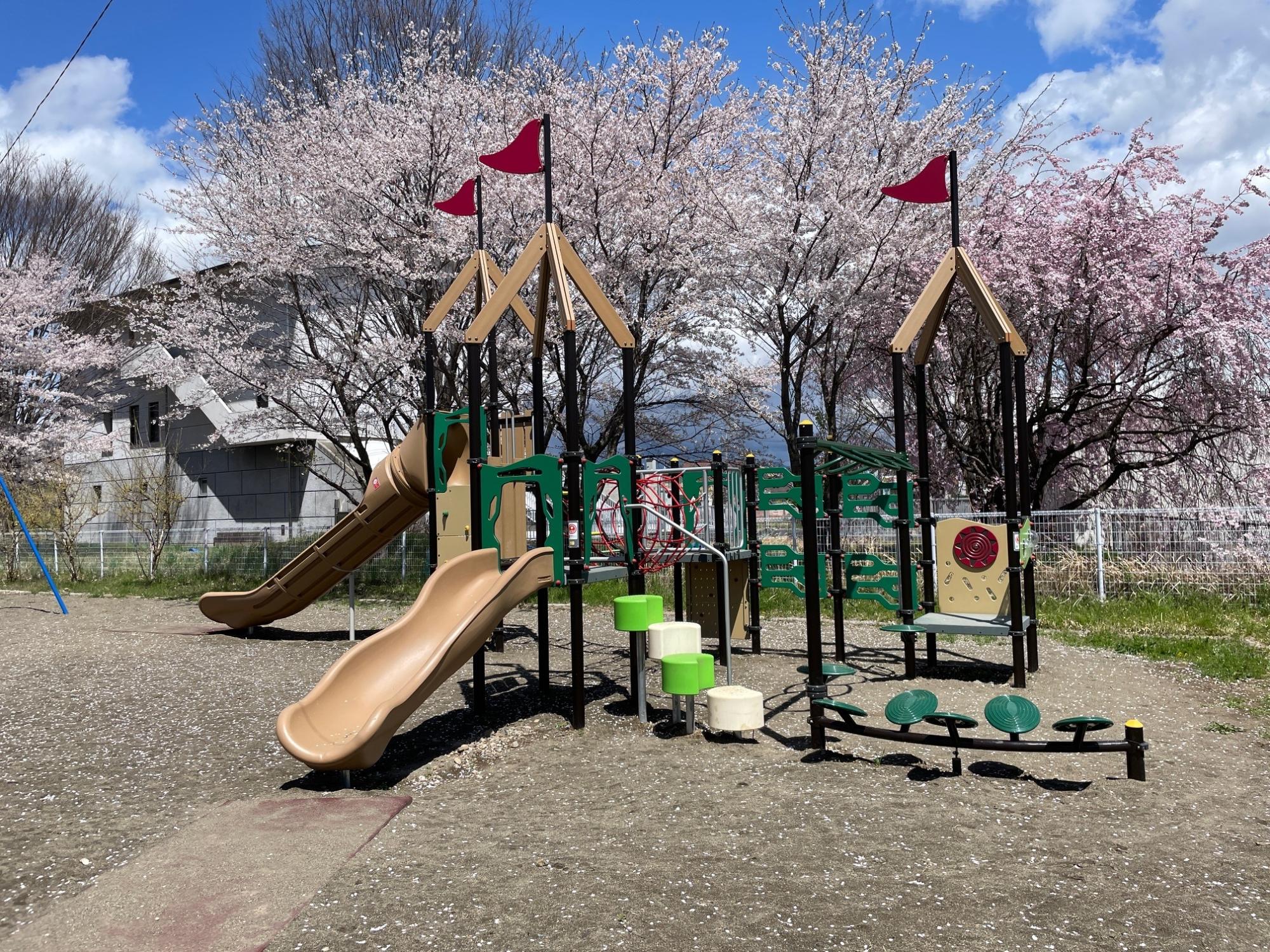 複合遊具の写真