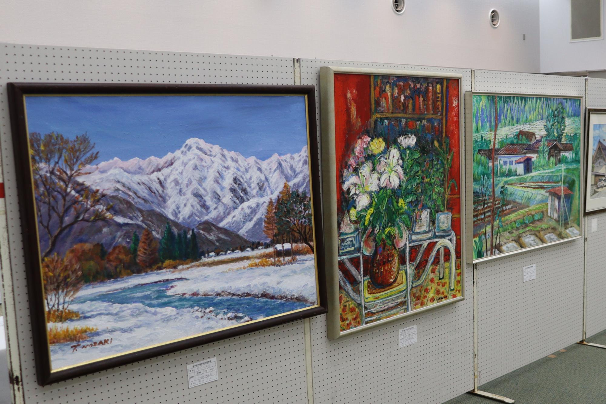 絵画の展示発表