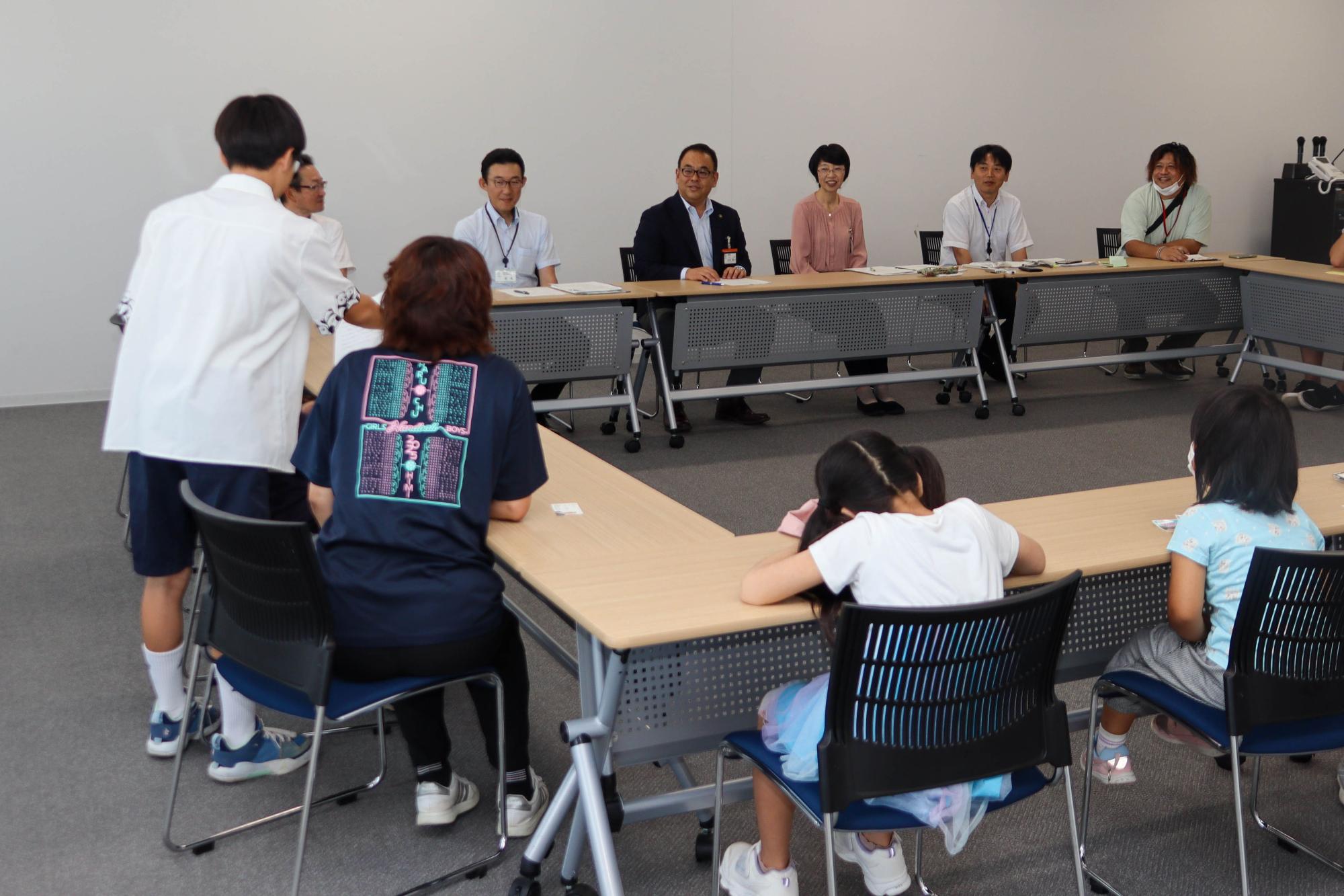 子供たちから市長への提案