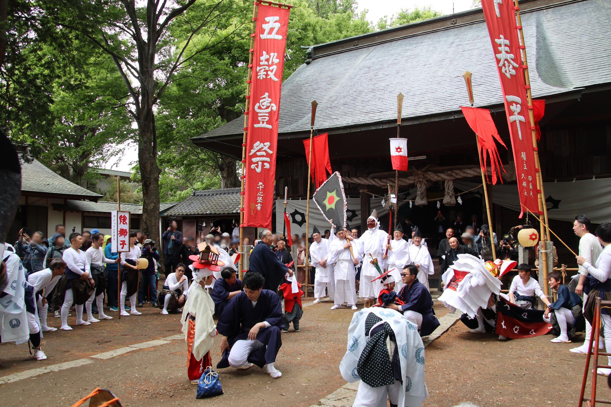 朝踊りと城踊り