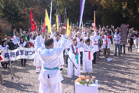 森将軍塚まつりの様子