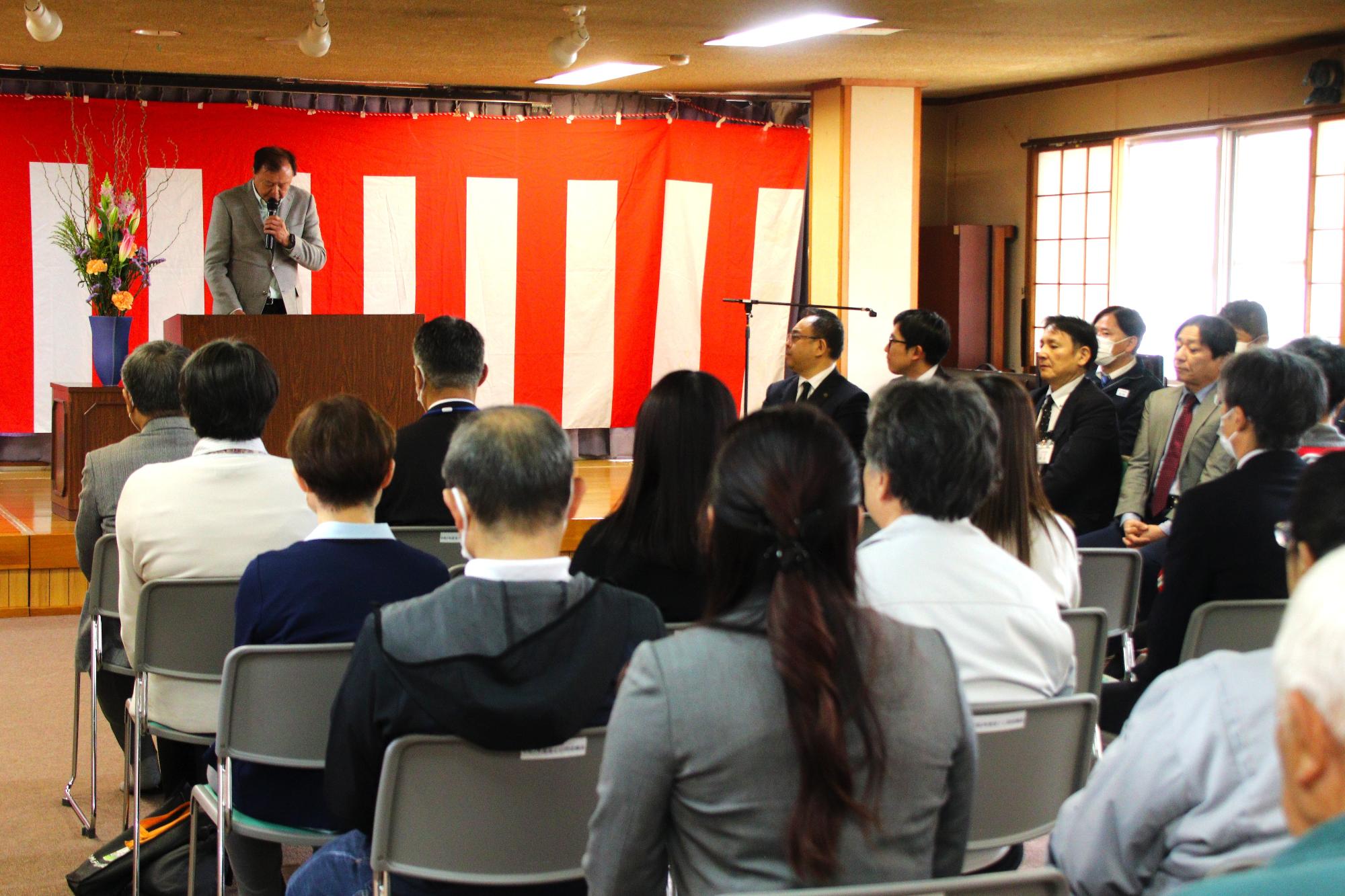 開始式会場の様子