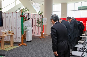 地鎮祭の様子