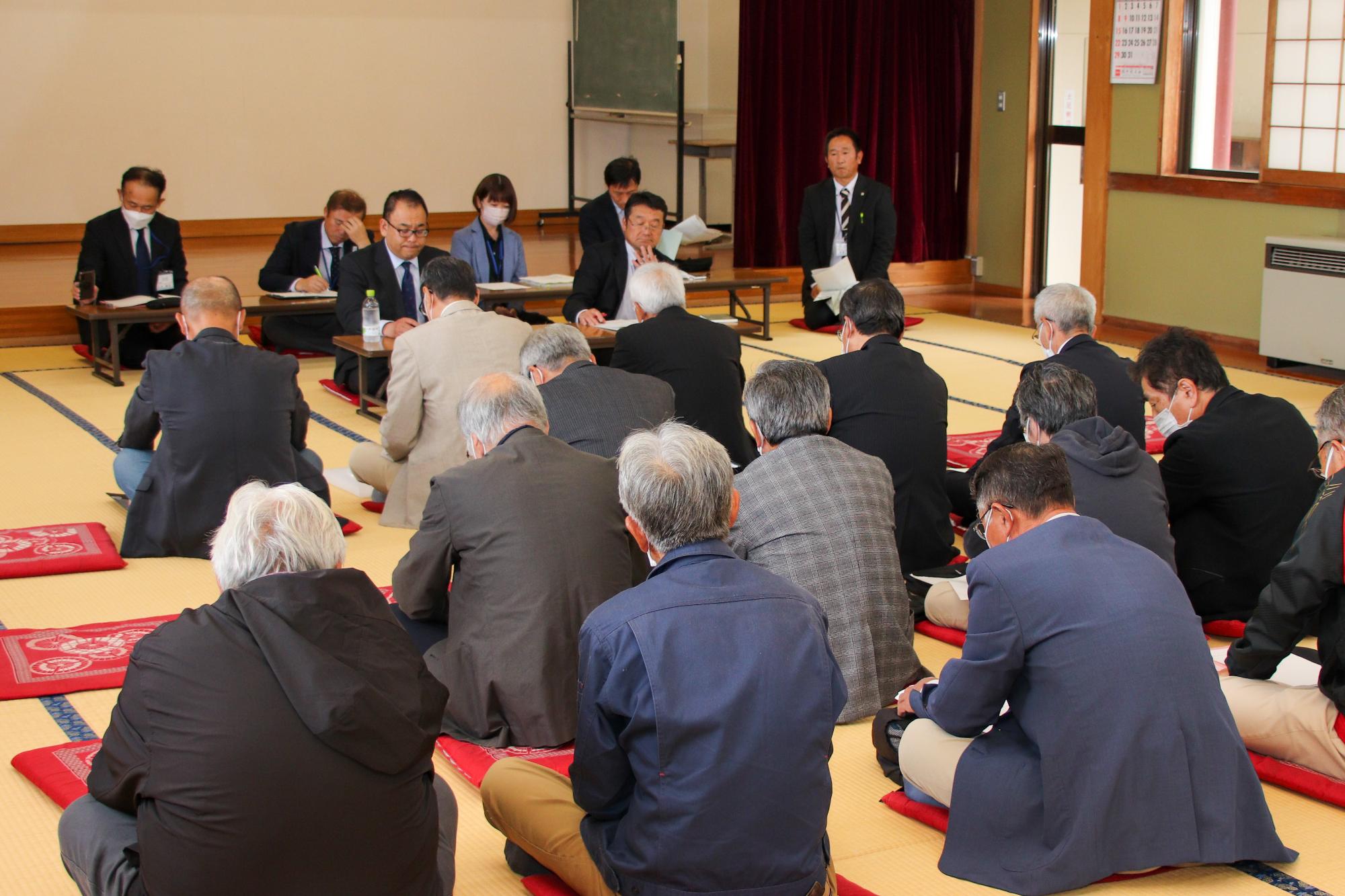 芝原公民館で開催された市長と語ろうお出かけシェアトークの様子