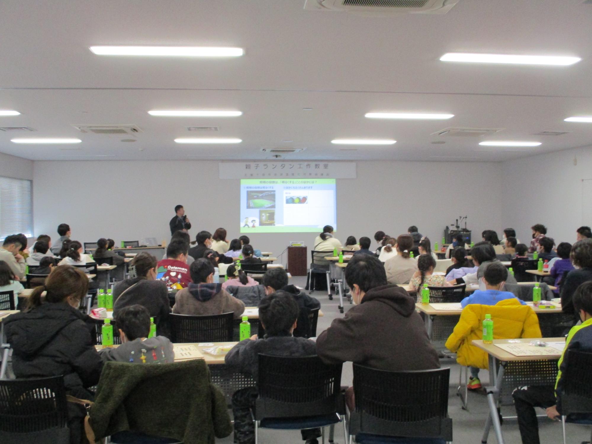 親子ランタン工作