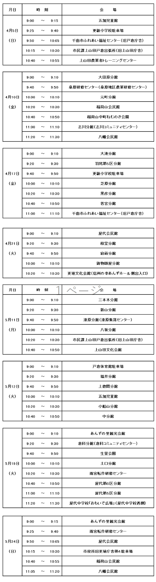 令和８狂犬病日程