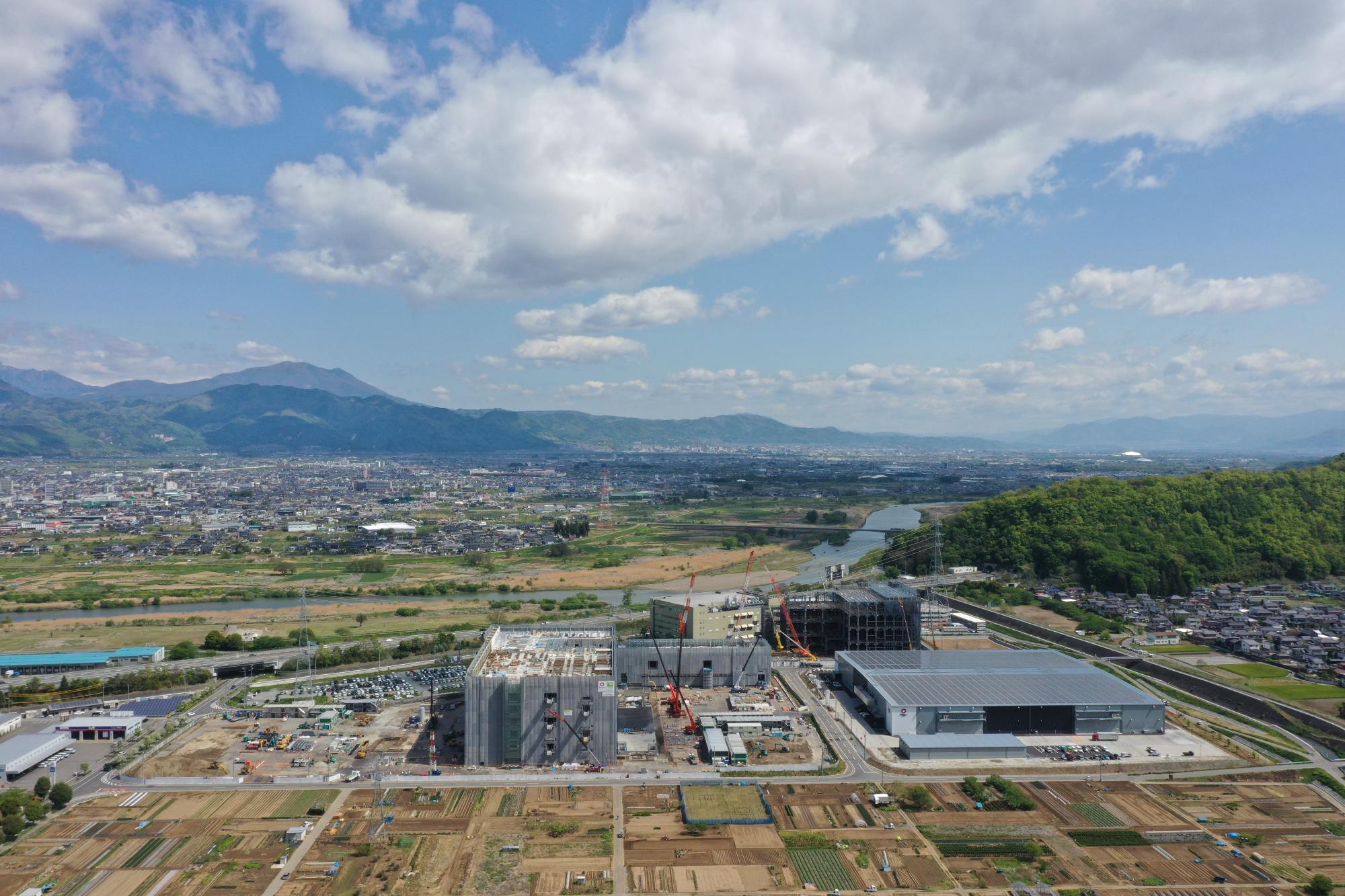 雨宮産業団地（Dプロジェクト長野千曲）全景図 大和ハウス工業株式会社様ご提供