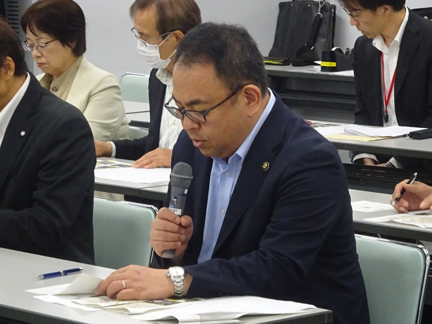 小川千曲市長要望の様子