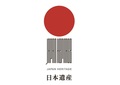 赤い日の丸の下にアルファベットがレイアウトされた日本遺産のロゴマーク