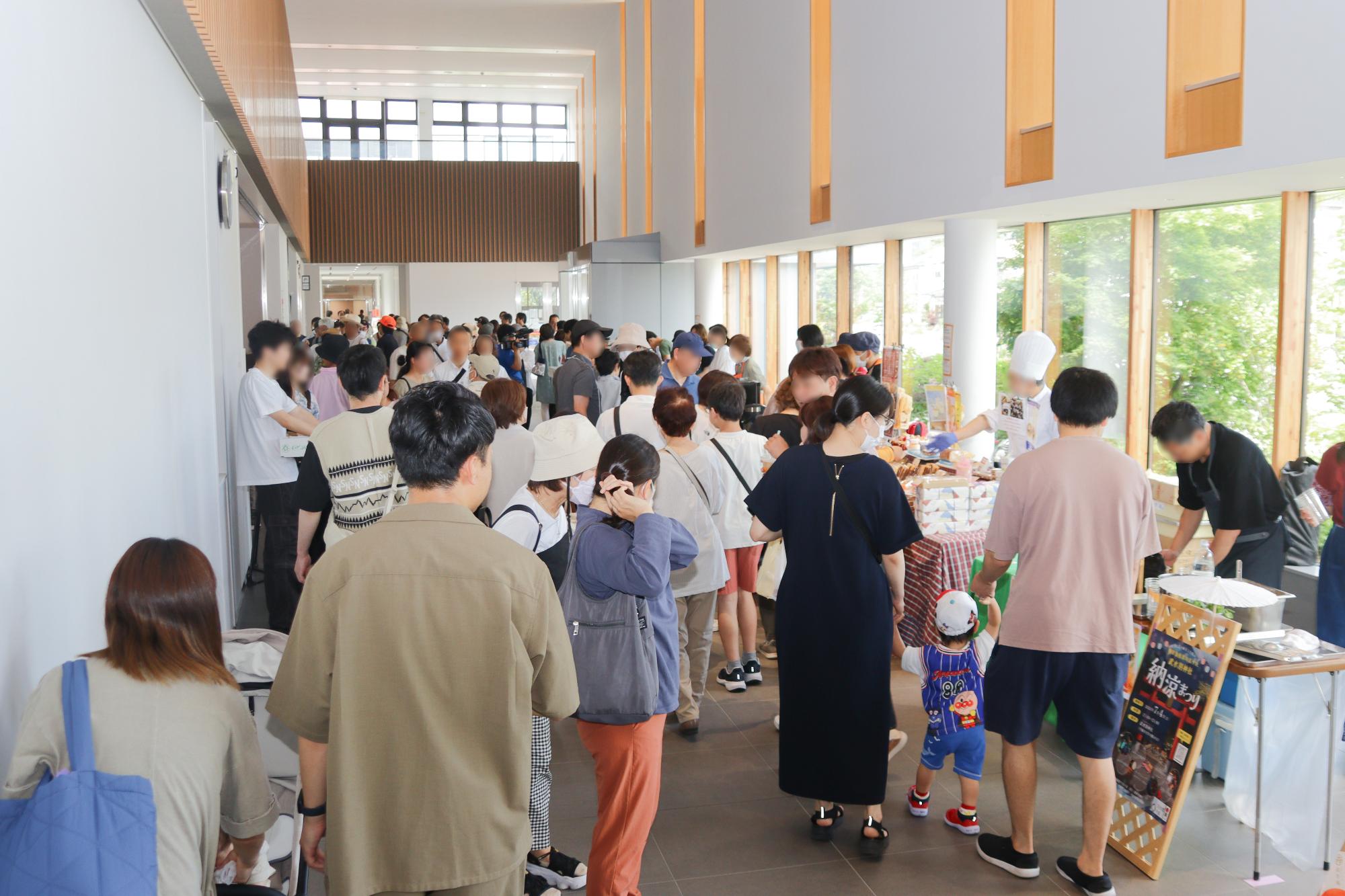 イベント会場となったガレリアの様子