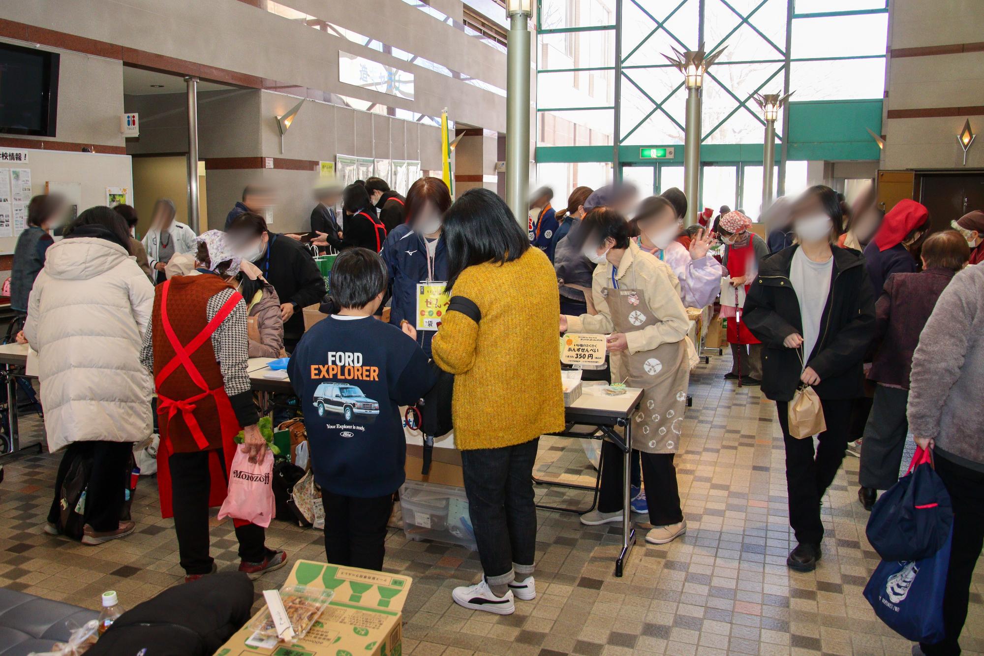 食の文化祭、会場内の様子